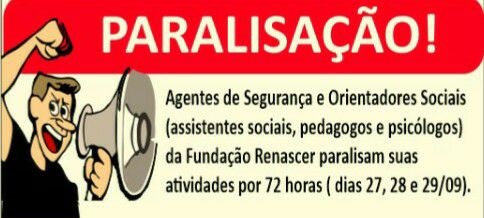CRESS Sergipe se solidariza com AS da Fundação Renascer e reafirma luta contra a redução da maioridade penal
