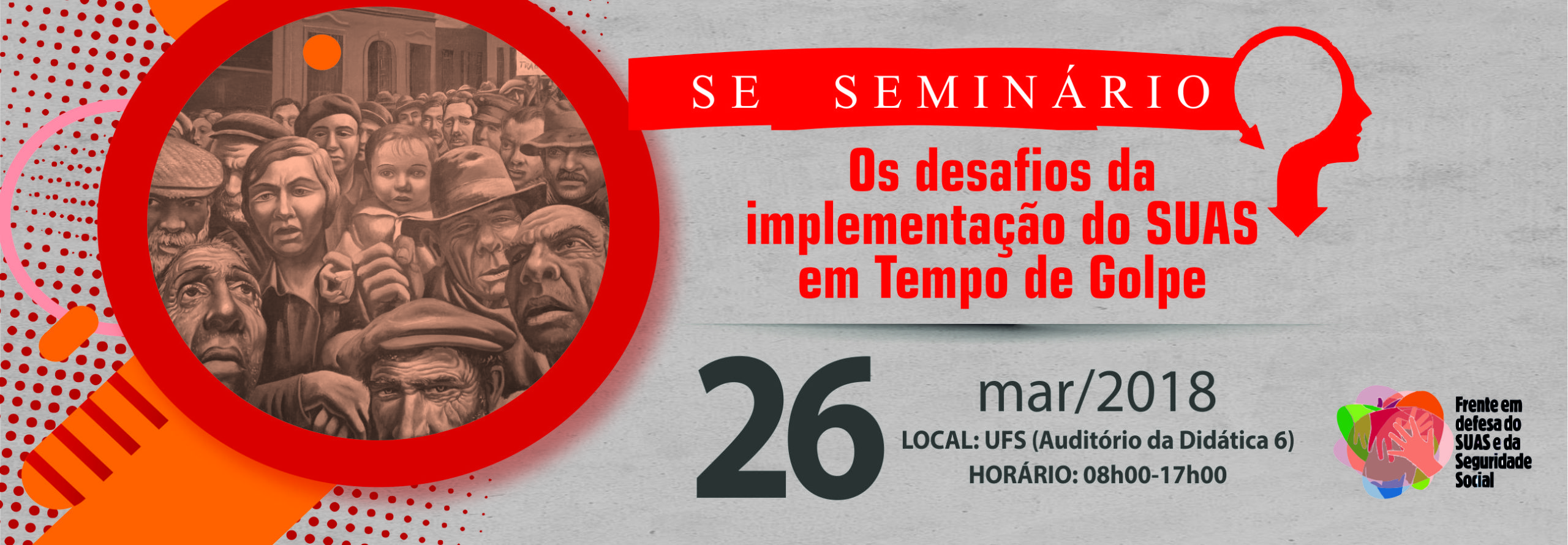 Seminário debaterá papel dos trabalhadores/as na resistência ao desmonte do SUAS