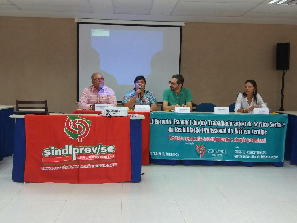 CRESS Sergipe debate desmonte da previdência durante encontro de trabalhadores do INSS