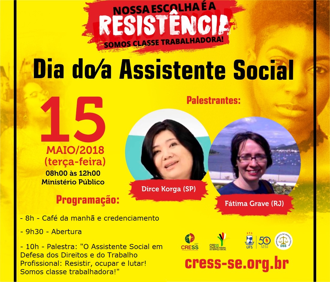 CRESS Sergipe realiza programação especial no Dia do/a Assistente Social