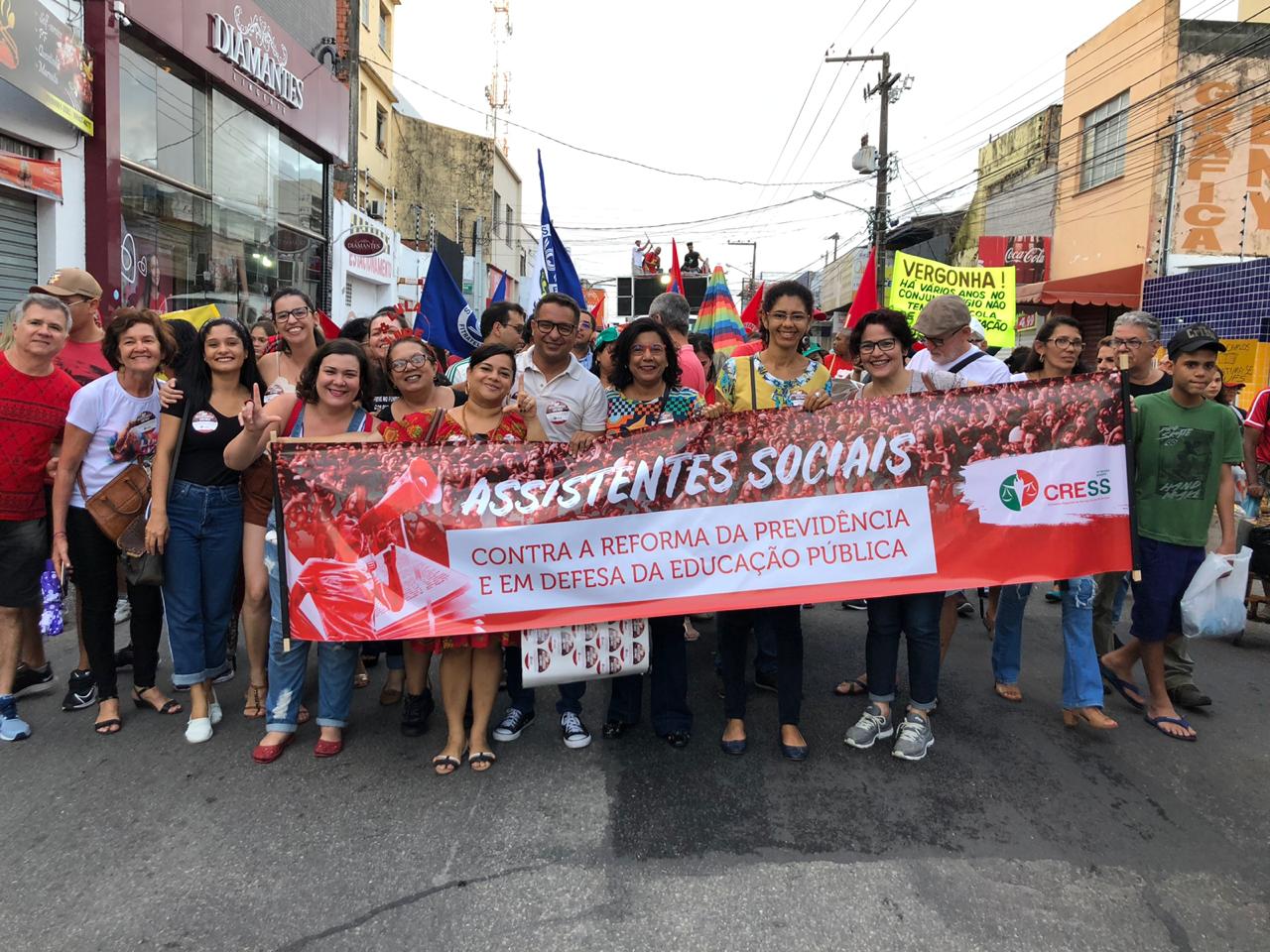 CRESS Sergipe reforça luta contra reforma da previdência durante a greve geral