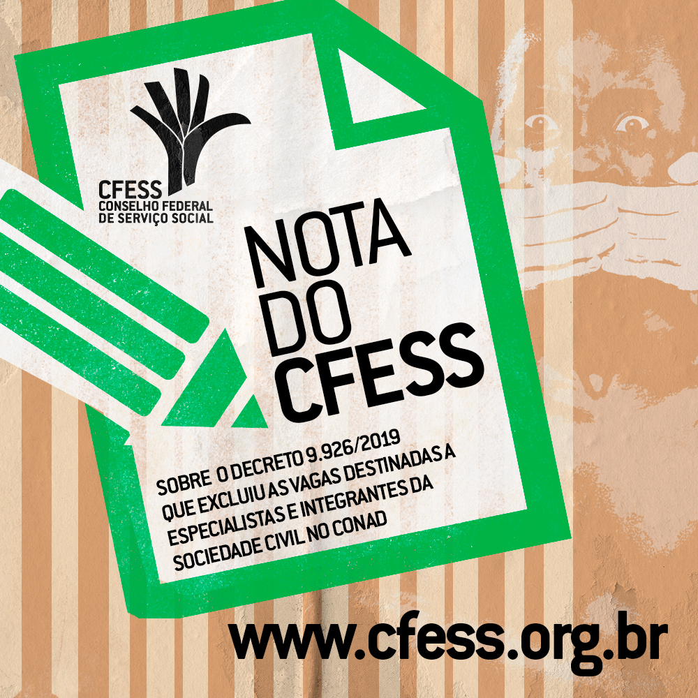CRESS Sergipe reafirma posicionamento do CFESS contra retirada da participação popular do Conad