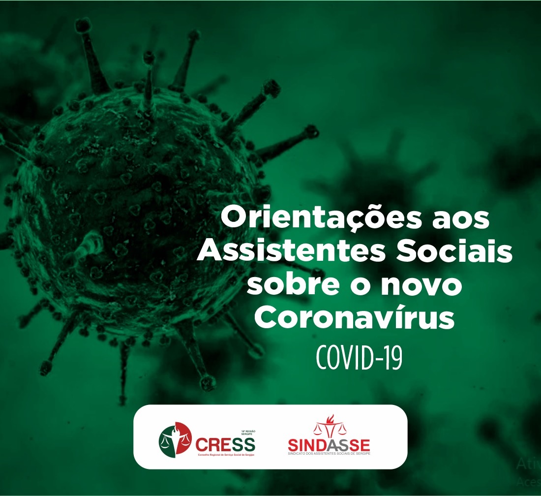 Orientações aos Assistentes Sociais sobre o novo Coronavírus (COVID-19)
