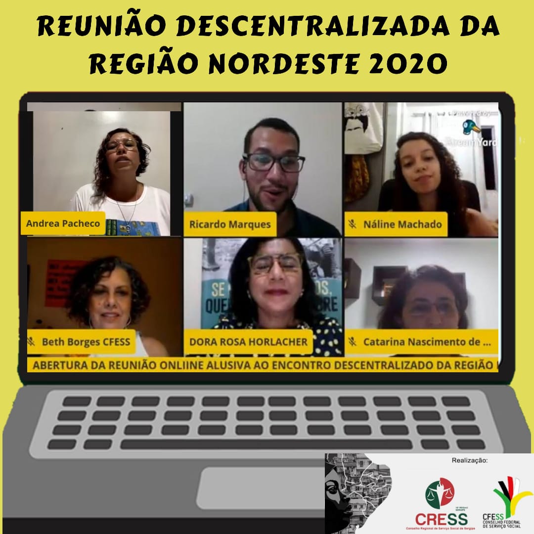 CRESS Sergipe sedia XXIX Encontro Descentralizado da Região Nordeste em formato virtual