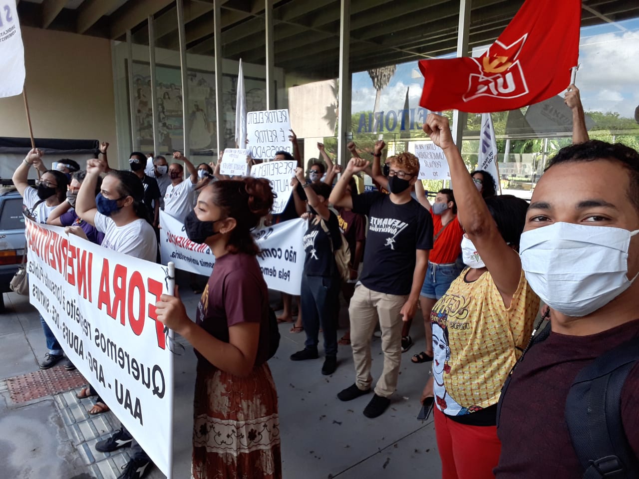 CRESS Sergipe participa de manifestação contra nomeação de reitora pró-tempore da UFS