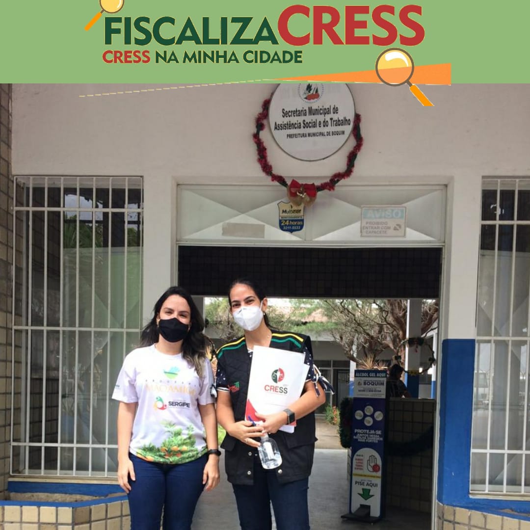 Salgado, Boquim e Aracaju recebem visitas de fiscalização do CRESS Sergipe