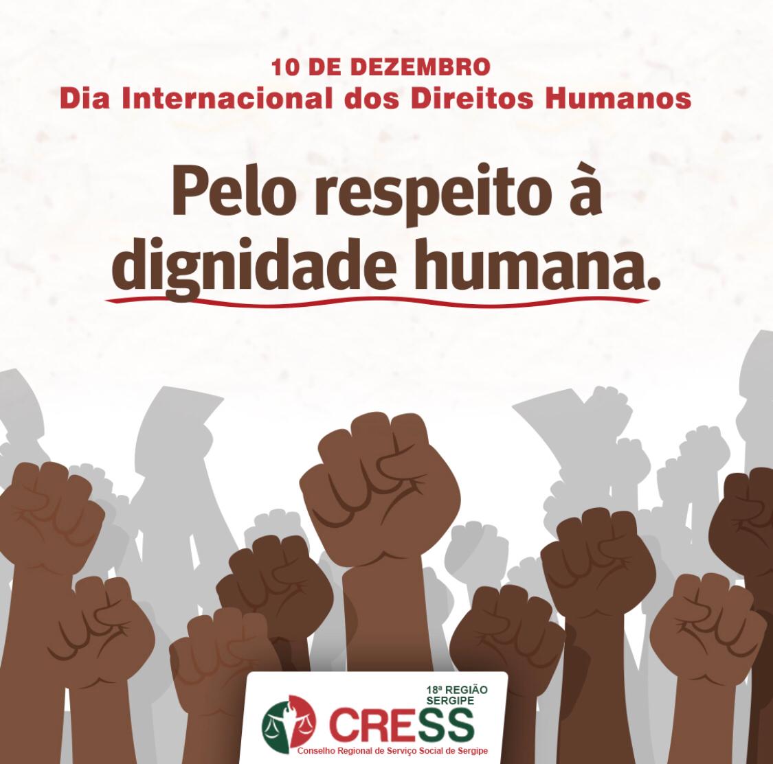 CRESS Sergipe ressalta atuação dos/as assistentes sociais na defesa dos direitos humanos