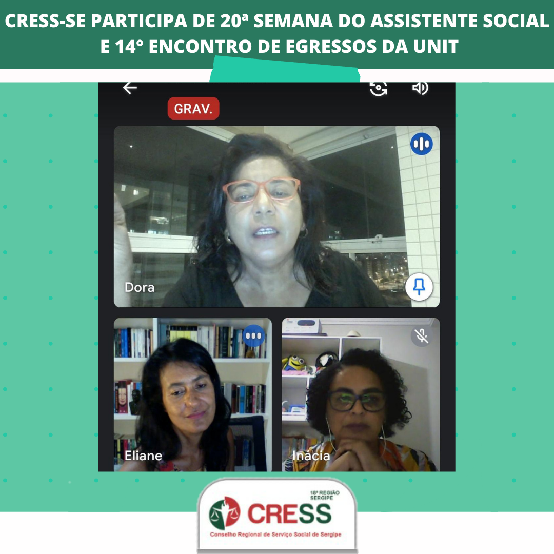 CRESS-SE participa de 20ª Semana do Assistente Social e 14° Encontro de Egressos da UNIT
