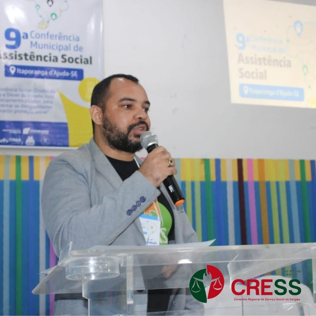Conselheiro do CRESS-SE palestra durante 9ª Conferência Municipal de Assistência Social de Itaporanga
