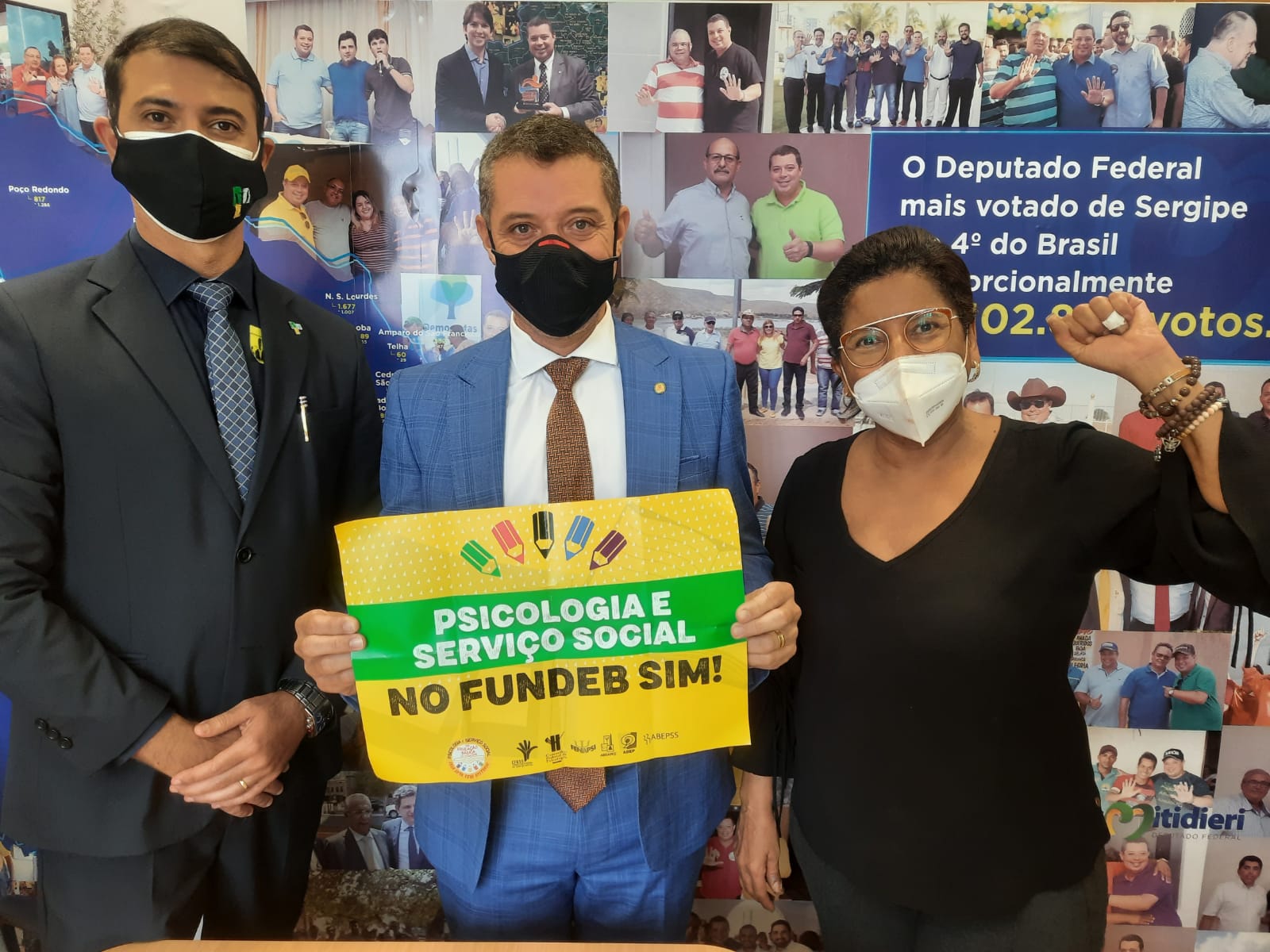 CRESS-SE continua em Brasília lutando em defesa dos assistentes sociais e psicólogos no Fundeb