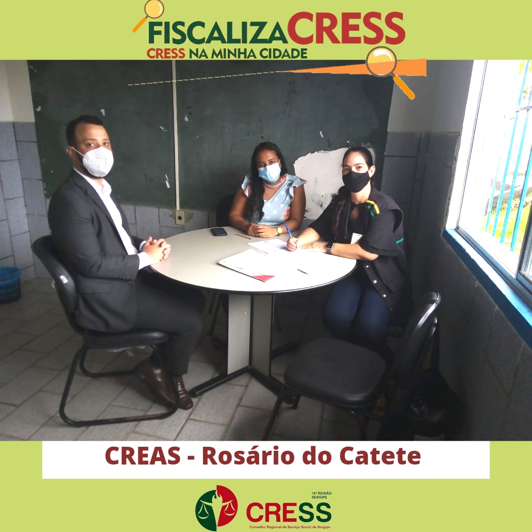 Fiscalização: CRESS Sergipe visita instituições de Rosário do Catete, Aracaju e Glória com a presença da assessoria jurídica
