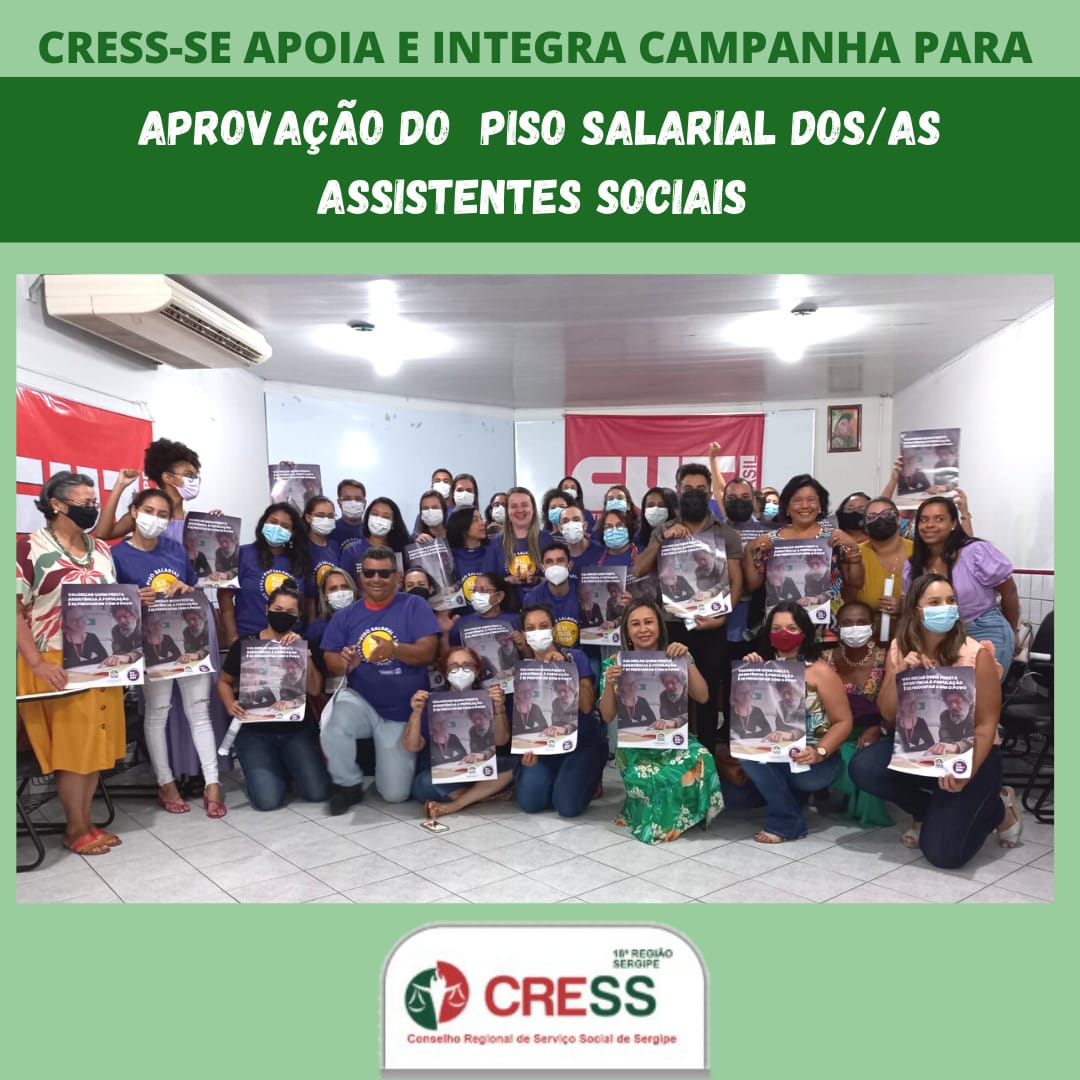 CRESS-SE integra Movimento em Defesa do Piso Salarial dos/as Assistentes Sociais