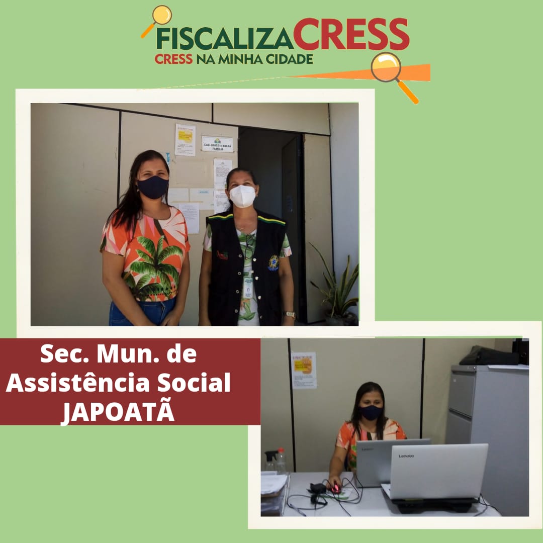Agentes fiscais do CRESS Sergipe visitam instituições em Aracaju, Japoatã e Pacatuba