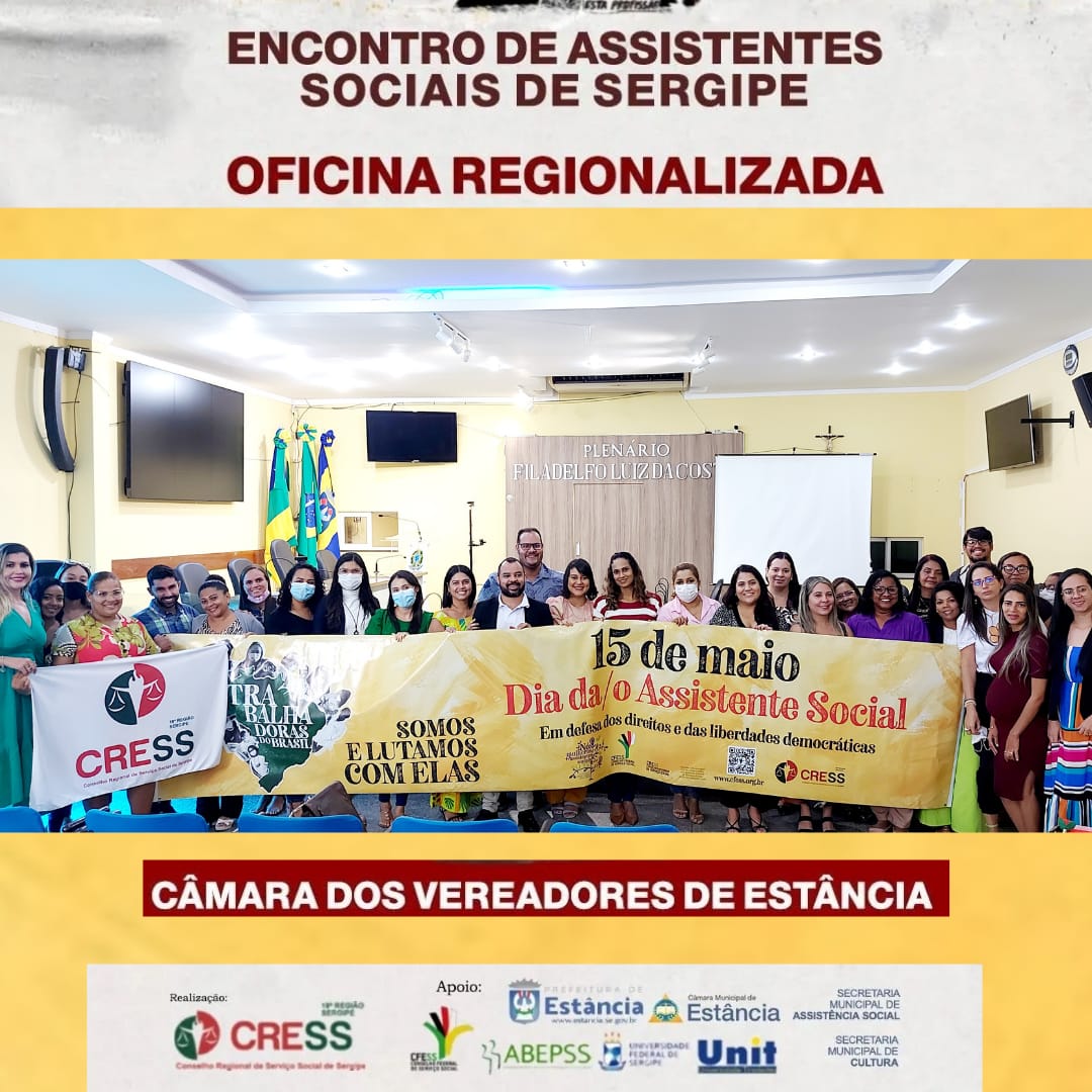 Interiorização: Estância recebe primeira oficina regionalizada do CRESS-SE