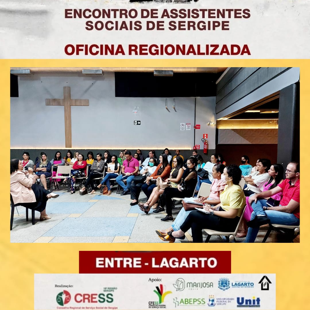 Centro Sul Sergipano recebe Oficina Regionalizada do CRESS-SE em Lagarto