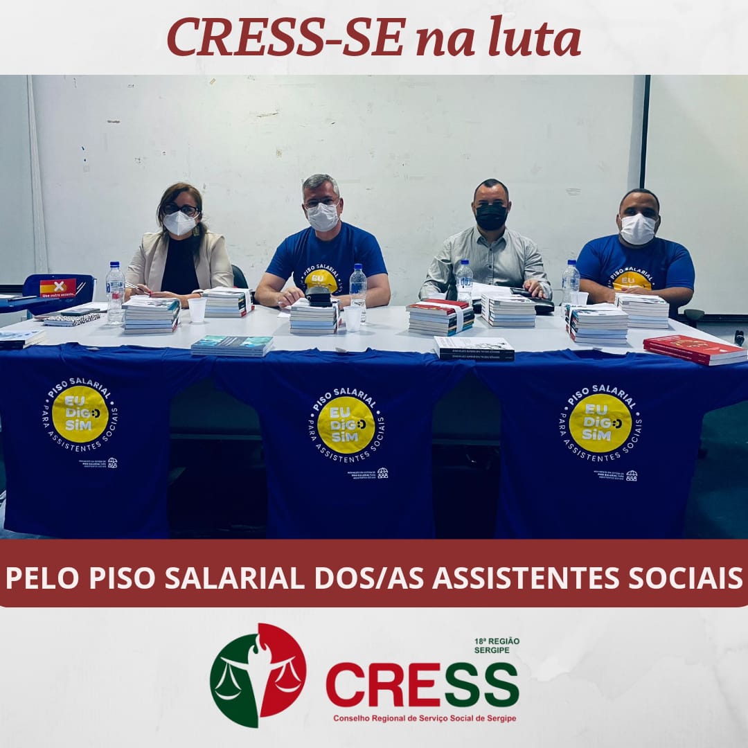 CRESS Sergipe na luta em defesa do Piso Salarial dos/as Assistentes Sociais