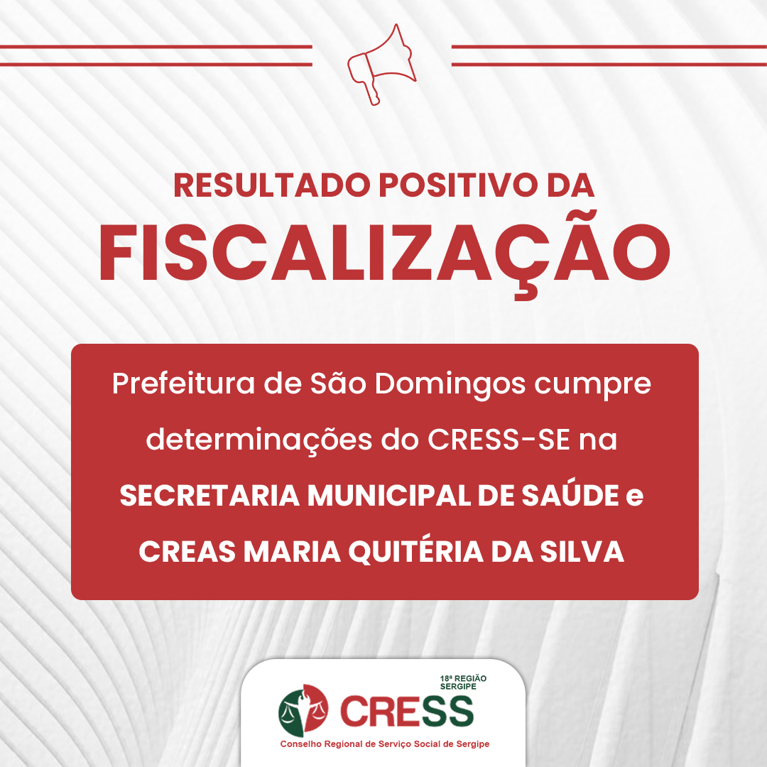 Prefeitura de São Domingos cumpre determinações do CRESS-SE no CREAS Maria Quitéria da Silva e na SMS