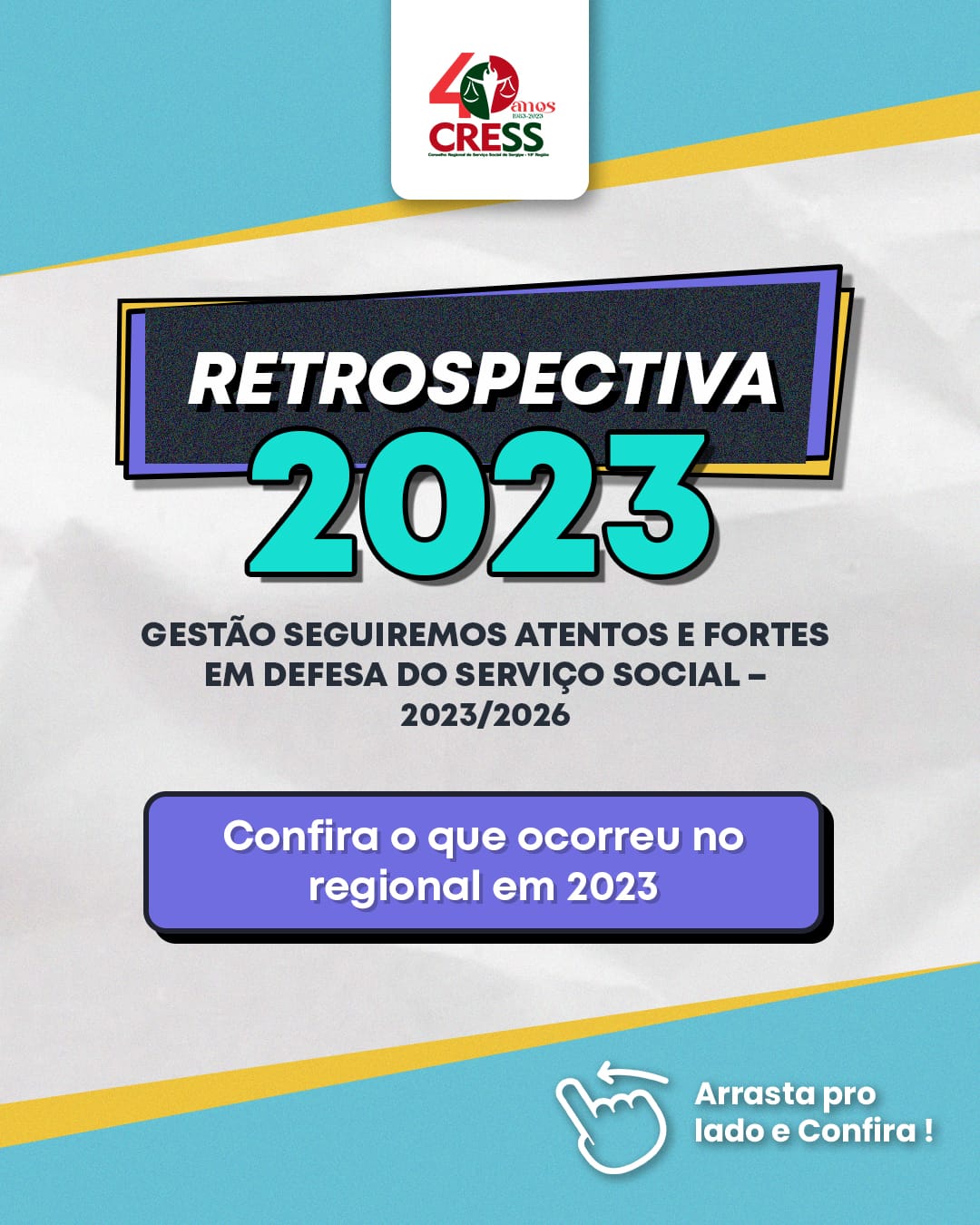 RETROSPECTIVA 2023 DO CRESS-SE