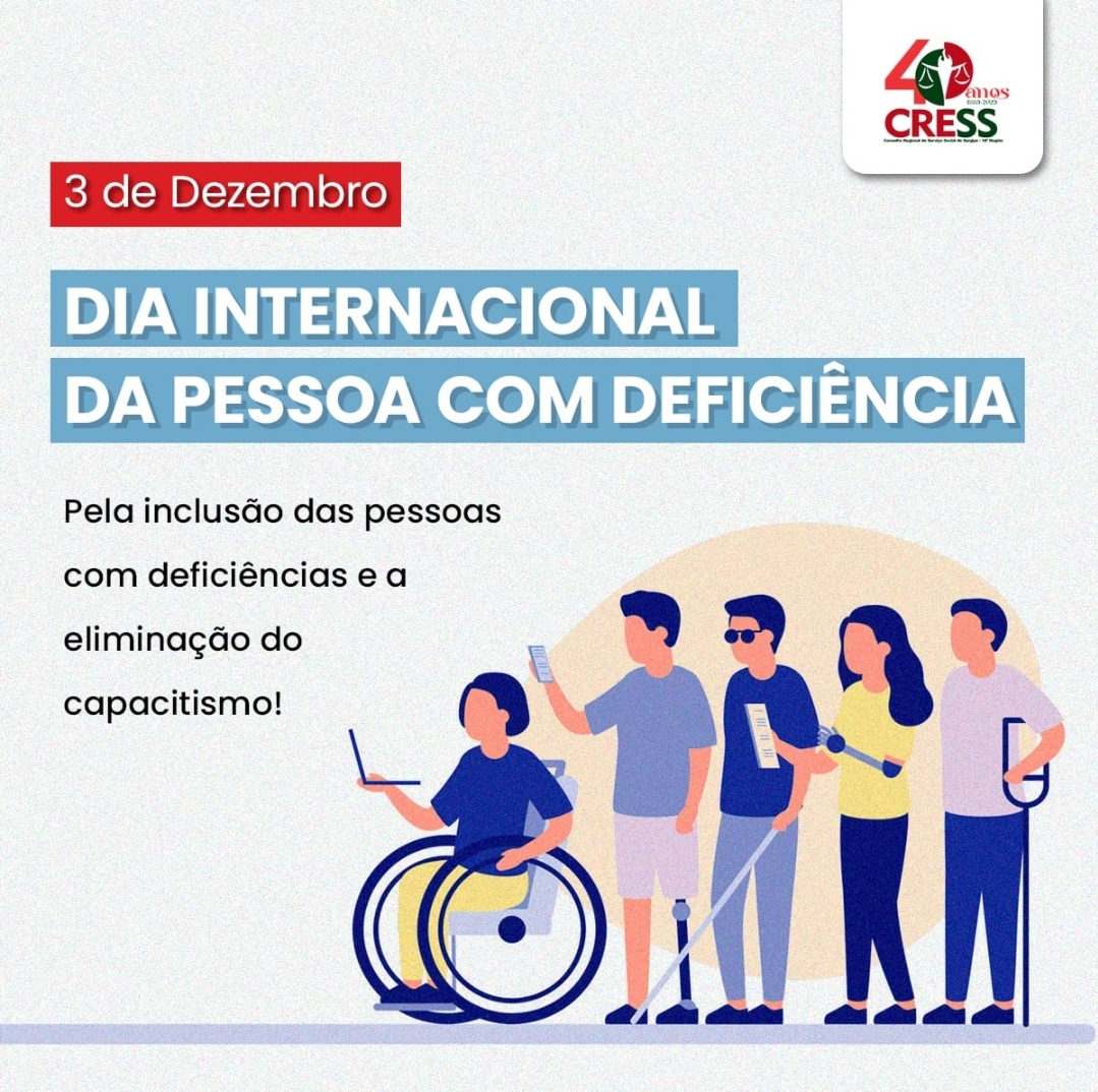 CRESS-SE defende os direitos das pessoas com deficiência e a luta anticapacitista