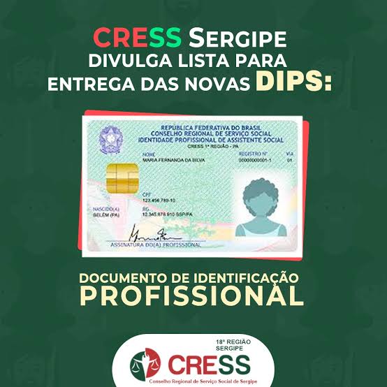 CRESS-SE divulga nova lista de DIPs disponíveis para retirada