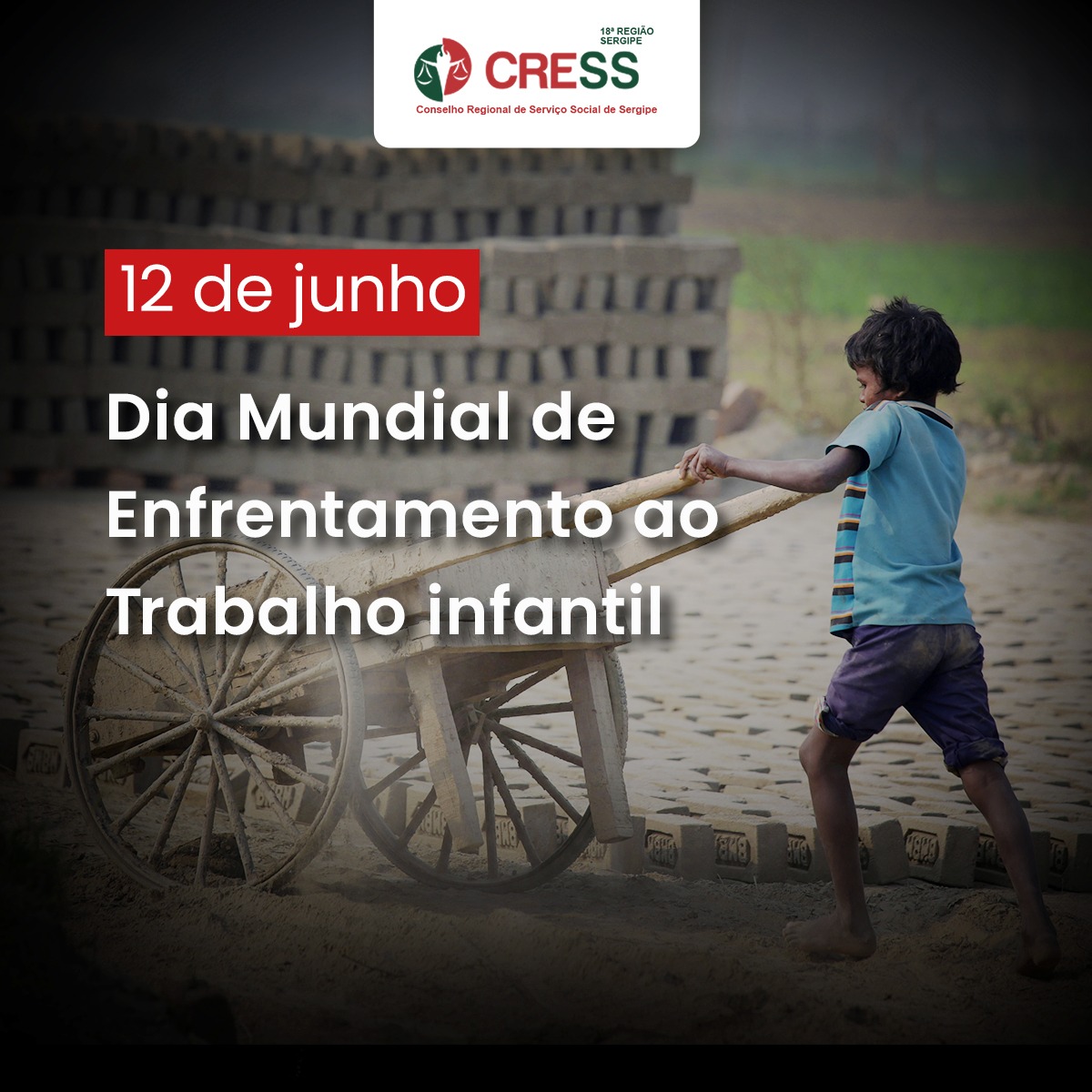 12 de junho: Dia de Luta Contra o Trabalho Infantil