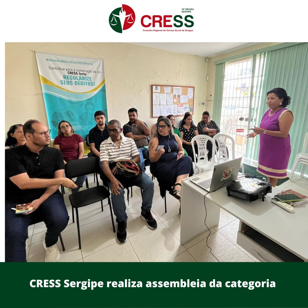 CRESS Sergipe realiza assembleia da categoria