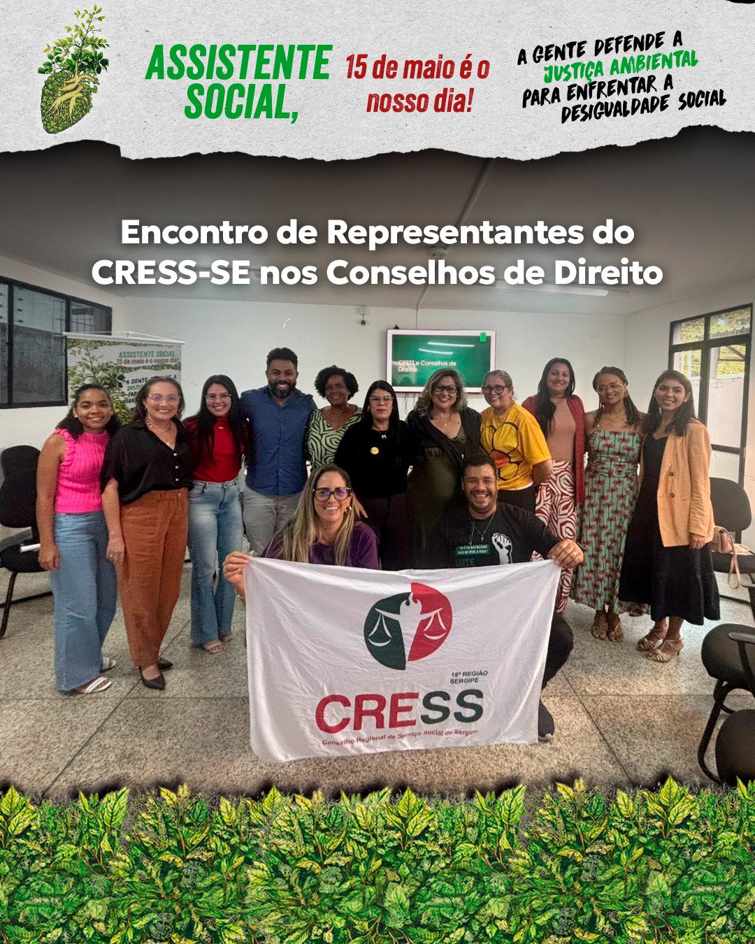 Encontro de Representantes do CRESS-SE nos Conselhos de Direito reforça compromisso com o controle social e a defesa de direitos