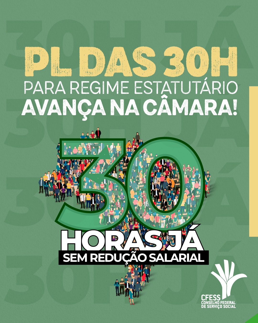 Projeto de Lei que amplia 30h para profissionais em regime estatutário avança na Câmara