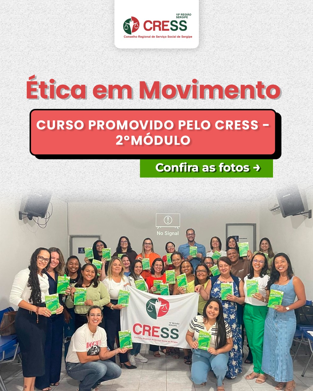 CRESS Sergipe realiza segunda etapa do curso “Ética em Movimento” em Nossa Senhora do Socorro
