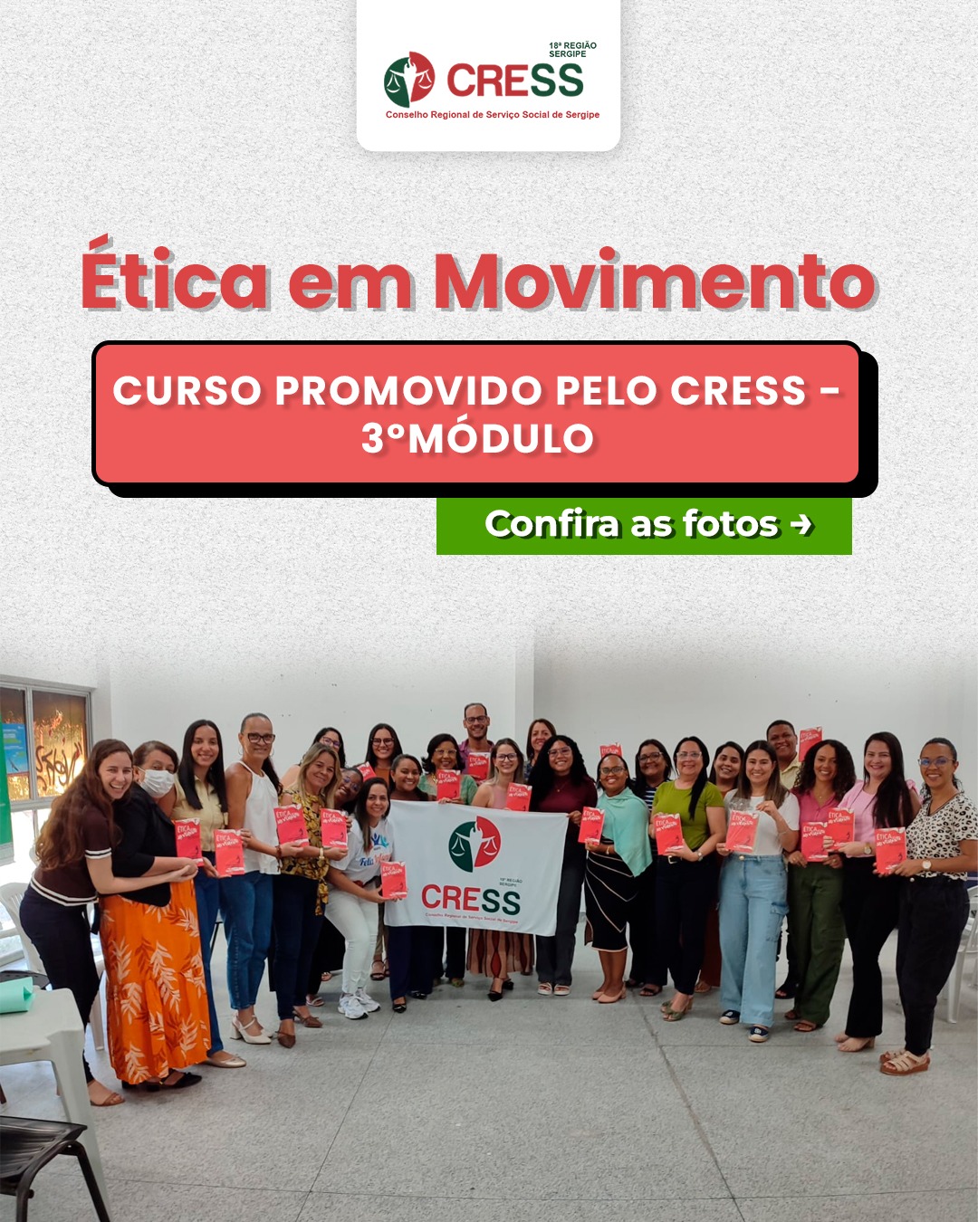 CRESS Sergipe realiza Módulo 3 do curso “Ética em Movimento” com foco na relação entre ética profissional e direitos humanos