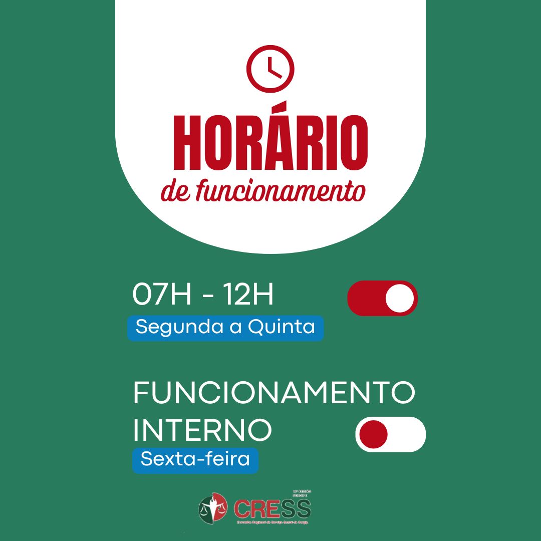 Alteração no horário de atendimento