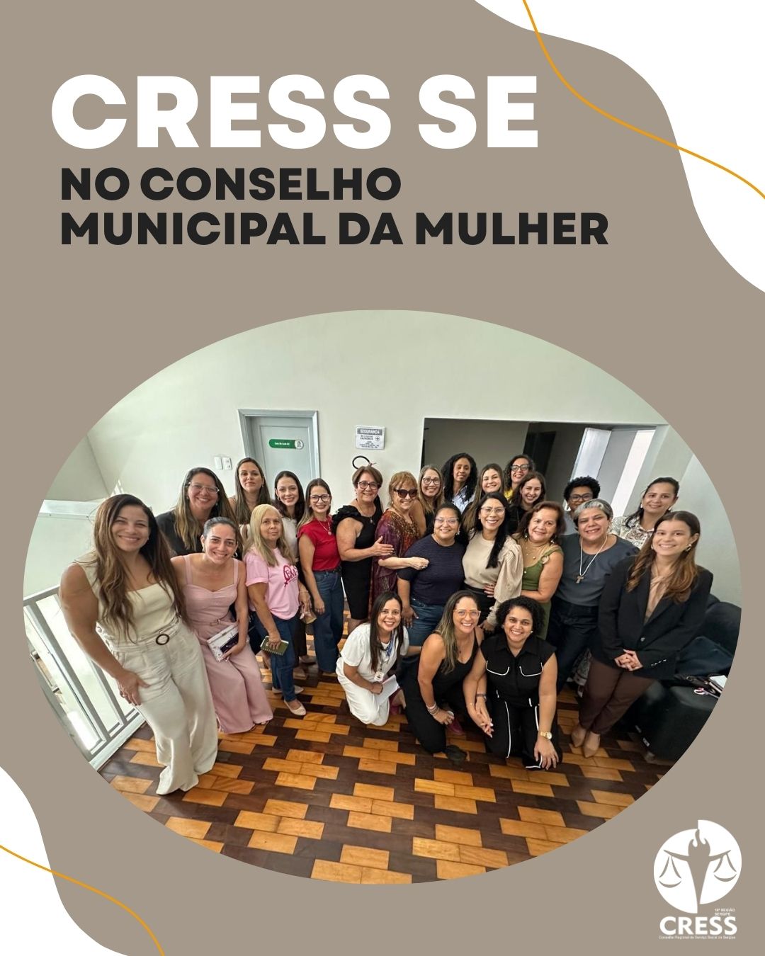 CRESS Sergipe é eleito para o Conselho Municipal da Mulher no biênio 2026–2027