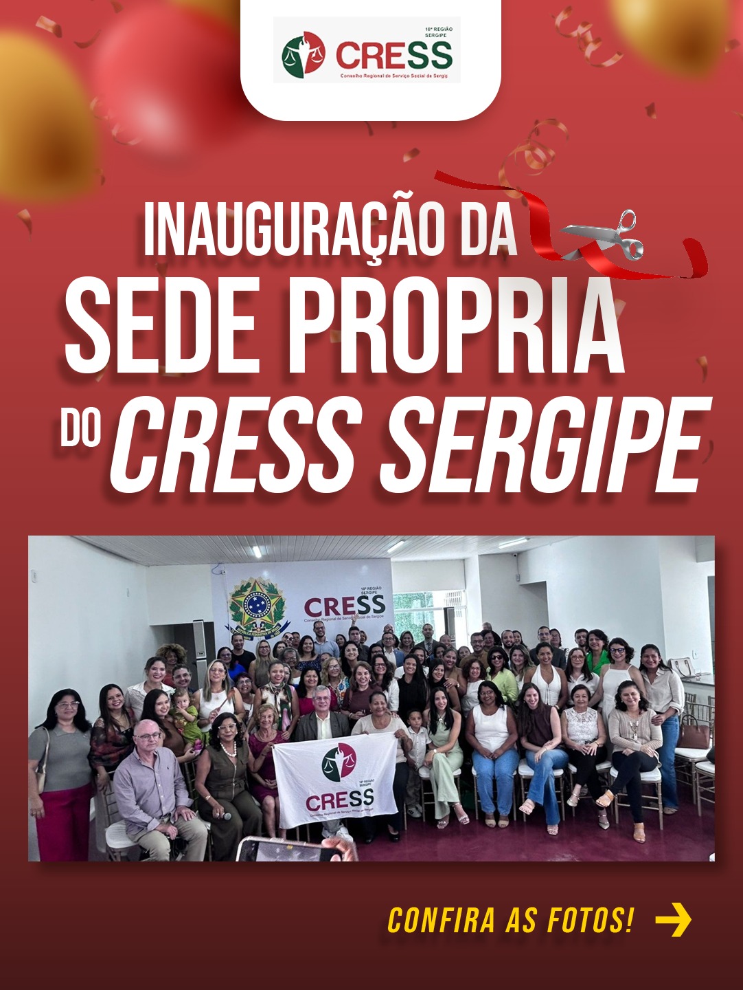 CRESS Sergipe inaugura sede própria e celebra conquista histórica após 43 anos