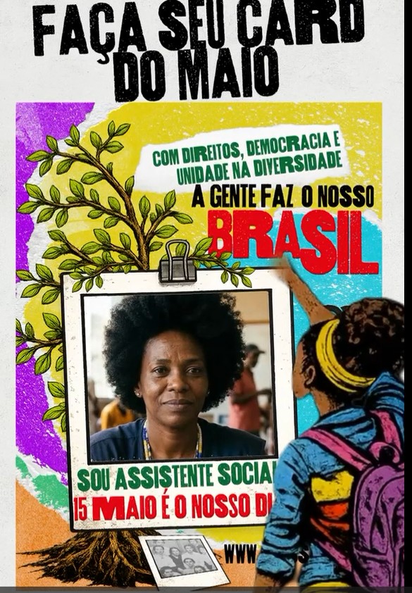 Assistente social, faça seu card comemorativo!