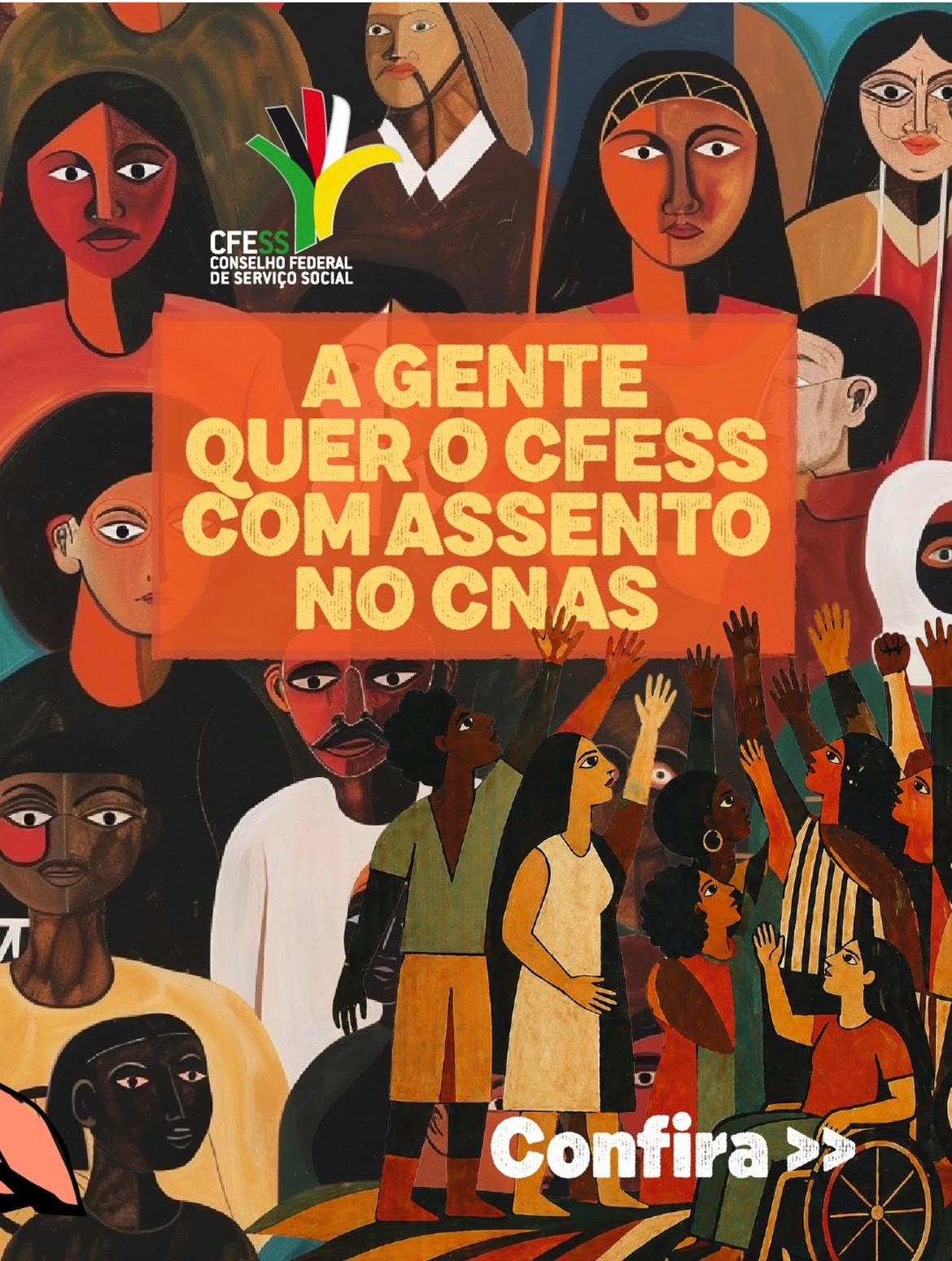 A gente defende o CFESS com assento no CNAS!