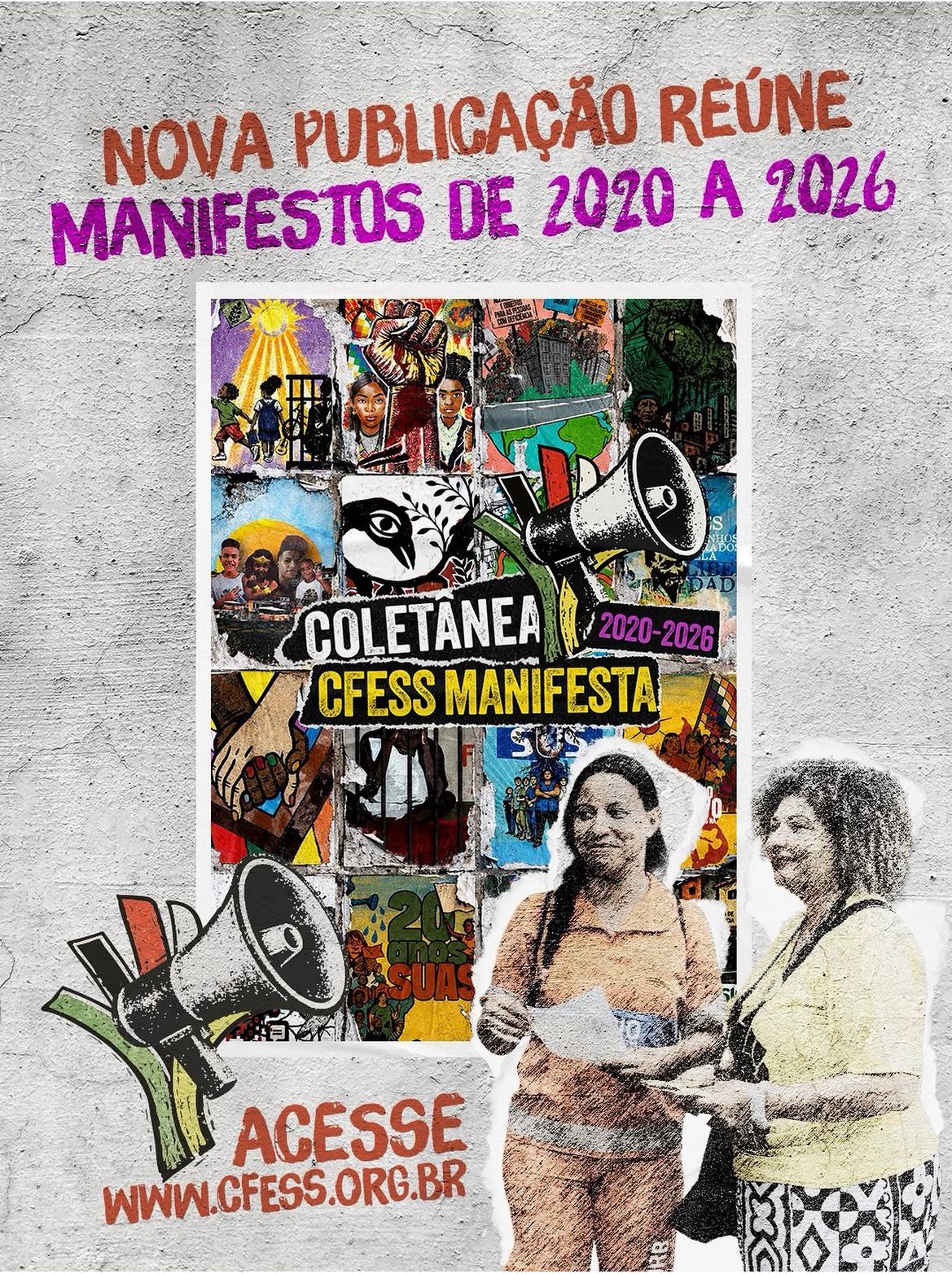 Tem nova publicação disponível: Coletânea de edições do informativo “CFESS Manifesta”