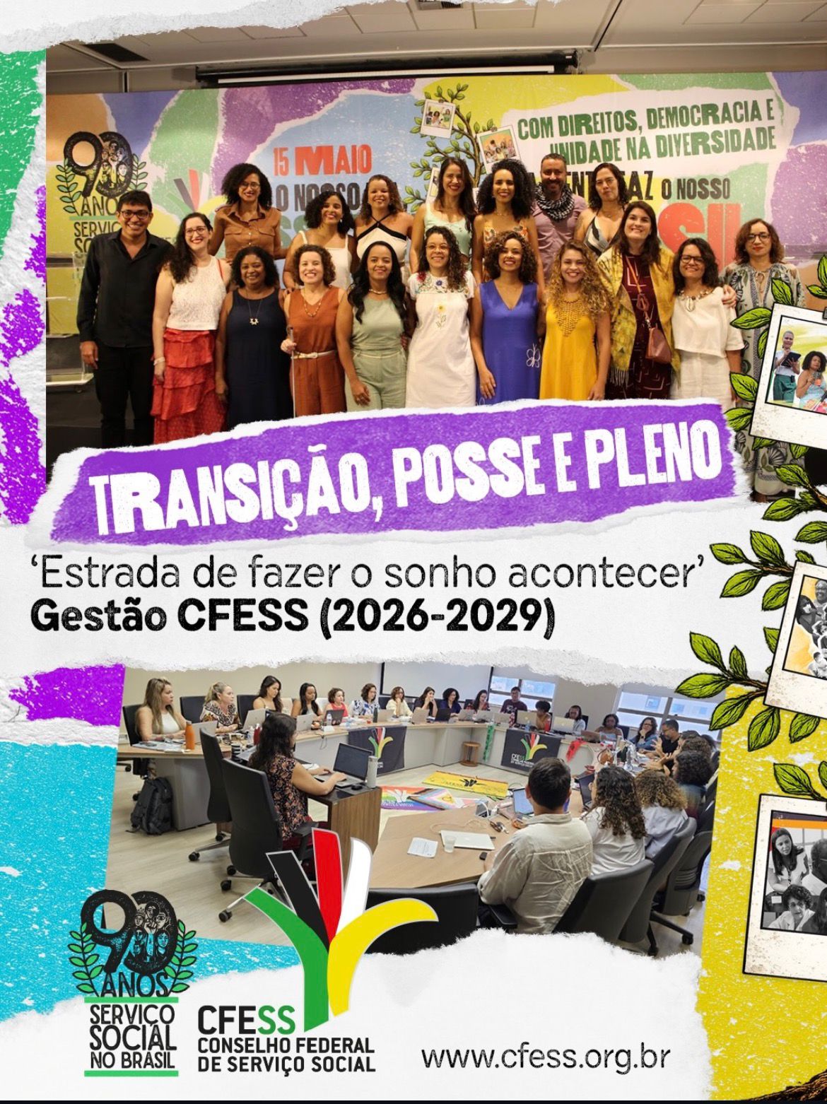Nova gestão do CFESS toma posse em Brasília no Dia da(o) Assistente Social