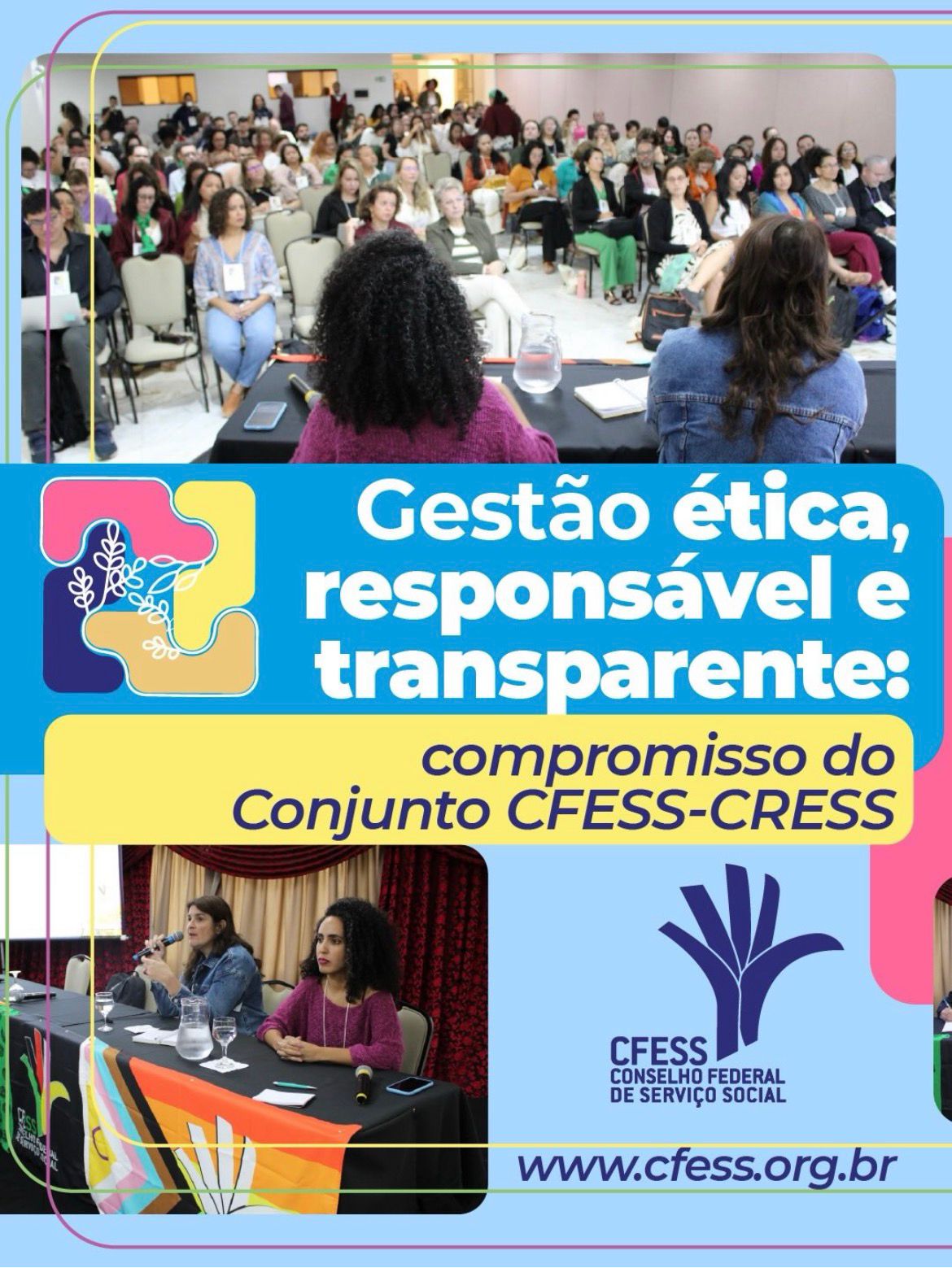 Gestão responsável, ética e transparente é compromisso do Conjunto CFESS-CRESS