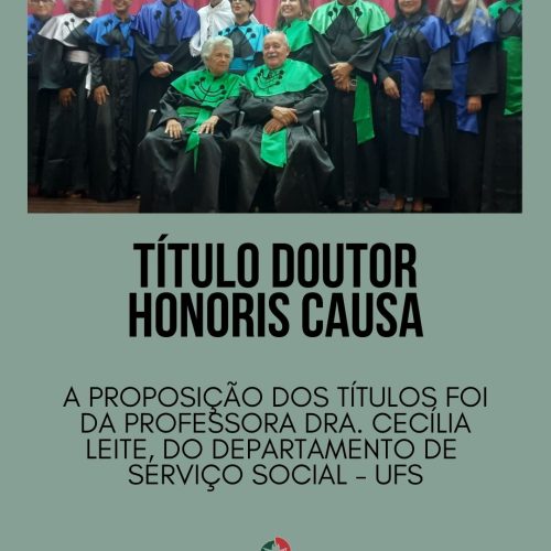 Dora Rosa participa da entrega do título de Doutor Honoris Causa a Ana Côrtes e Bosco Rolemberg