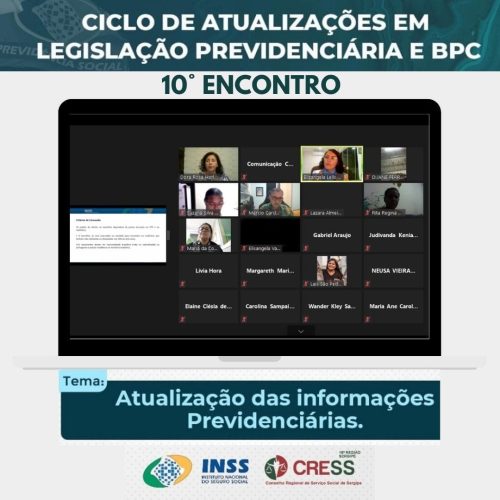 CRESS-SE e INSS encerram Ciclo de Atualizações em Legislação Previdenciária e BPC com o 10º Encontro