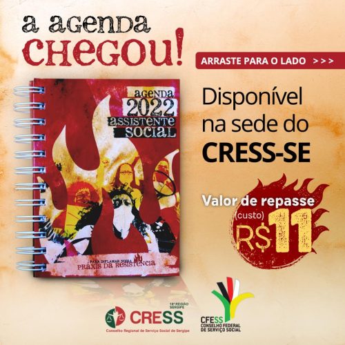 Agenda 2022 do Conjunto CFESS-CRESS está disponível no CRESS-SE