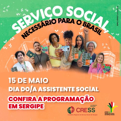 CRESS-SE divulga programação do Dia do/a Assistente Social em Sergipe