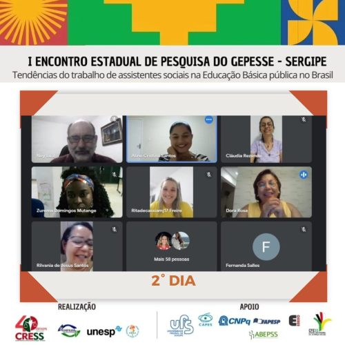 I Encontro Estadual de Pesquisa do GEPESSE sobre Serviço Social na Educação encerra com experiências de assistentes sociais de Sergipe