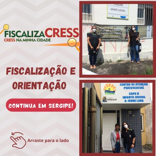 Setor de Fiscalização e Orientação do CRESS-SE visita instituições de Aracaju