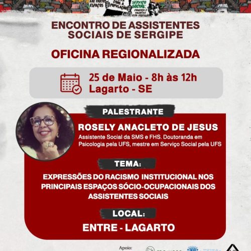 Lagarto recebe Oficina Regionalizada do CRESS-SE nesta quarta (25)