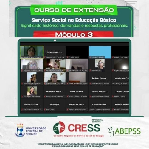 Módulo 3 do Curso de Serviço Social na Educação Básica discute atribuições e competências do Serviço Social