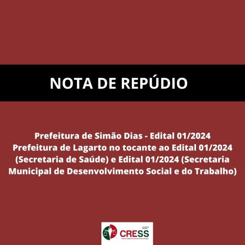 NOTA DE REPÚDIO