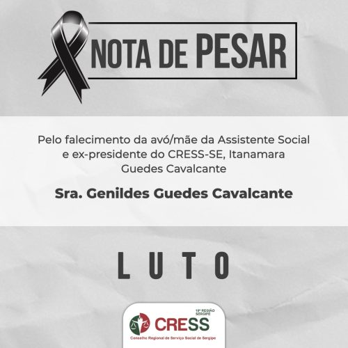NOTA DE PESAR