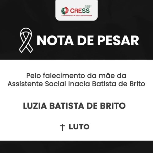 NOTA DE PESAR