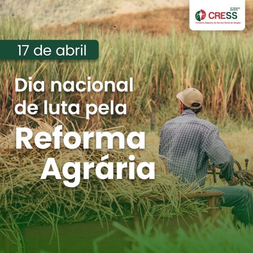 CRESS Sergipe apoia a luta dos movimentos sociais pela terra